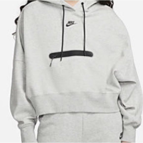 Sportswear Tech Fleece Over-Oversized Crop Pullover Hoodie - Picture 3 of 4